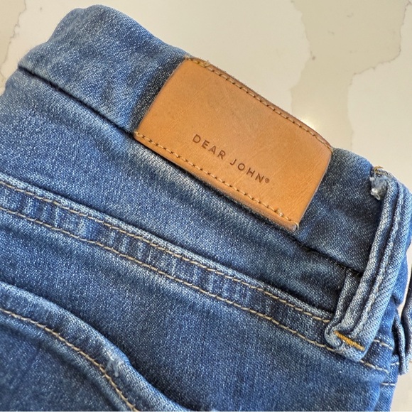 Dear John Women's Skinny Jeans Size 29 Blue Stretch Medium Wash Distressed - Picture 4 of 16